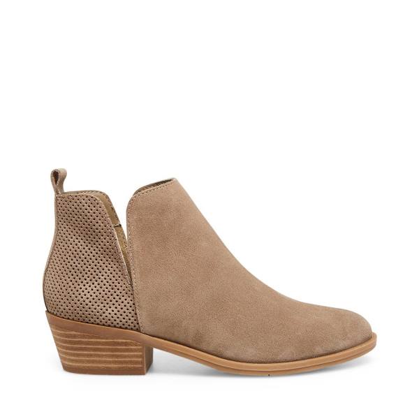 Dámské Nízké Kozačky Steve Madden Salado Taupe Semišové Šedé Hnědé | SM-910OR