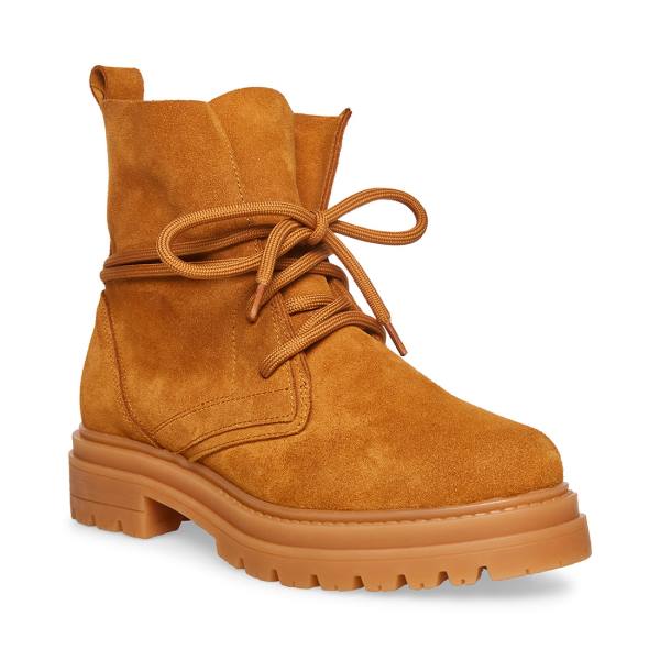 Dámské Nízké Kozačky Steve Madden Tahoe Tan Semišové Hnědé | SM-795GF