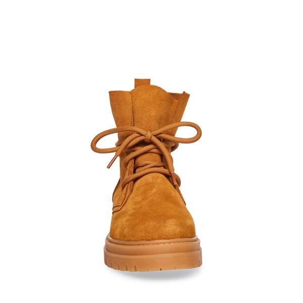 Dámské Nízké Kozačky Steve Madden Tahoe Tan Semišové Hnědé | SM-795GF