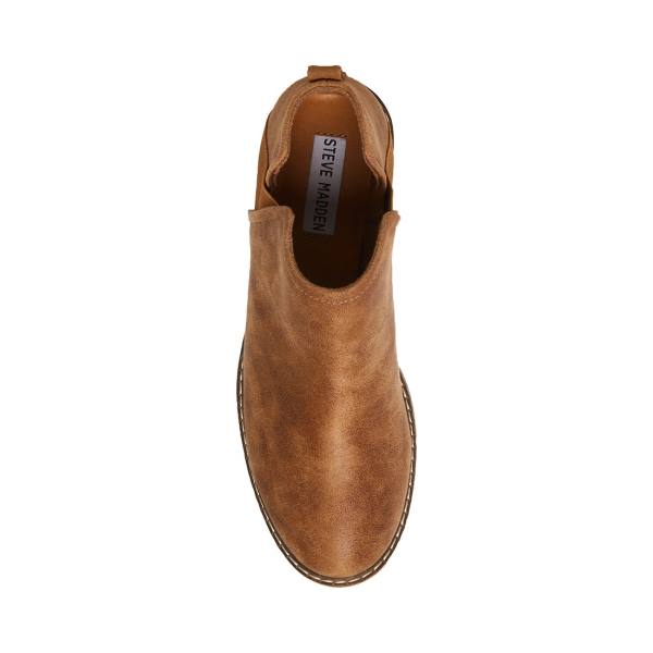 Dámské Nízké Kozačky Steve Madden Tamarra Cognac Hnědé Viacfarebný | SM-849ZH