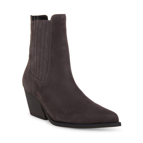 Dámské Nízké Kozačky Steve Madden Terezza Nubuck Šedé | SM-241HR