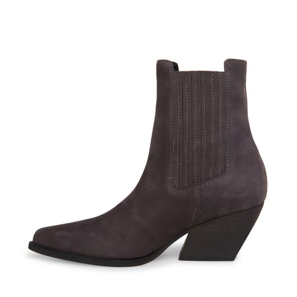 Dámské Nízké Kozačky Steve Madden Terezza Nubuck Šedé | SM-241HR