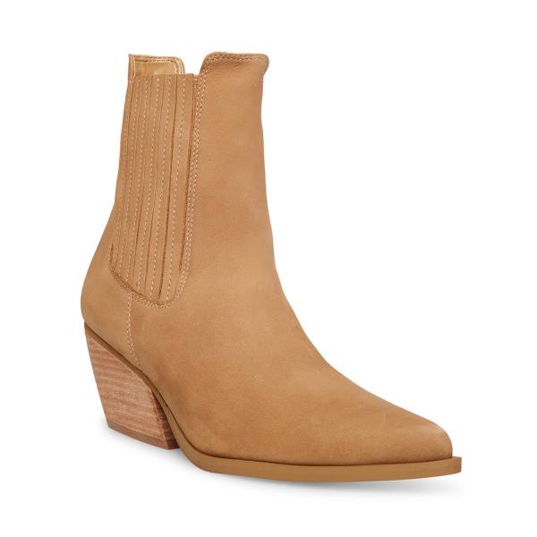 Dámské Nízké Kozačky Steve Madden Terezza Tan Nubuck Hnědé | SM-759OW