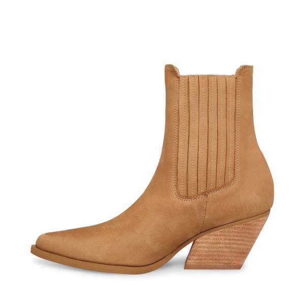 Dámské Nízké Kozačky Steve Madden Terezza Tan Nubuck Hnědé | SM-759OW