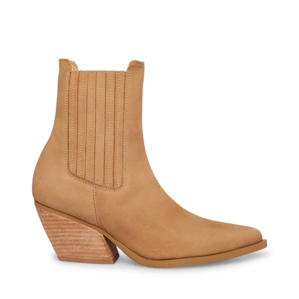 Dámské Nízké Kozačky Steve Madden Terezza Tan Nubuck Hnědé | SM-759OW