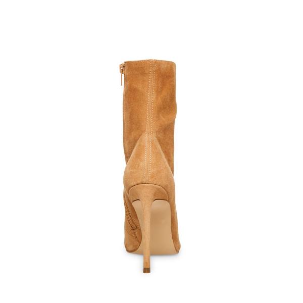 Dámské Nízké Kozačky Steve Madden Valency Camel Semišové Hnědé | SM-309JE