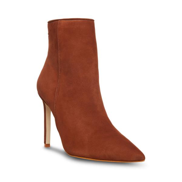 Dámské Nízké Kozačky Steve Madden Vangle Nubuck Hnědé | SM-796UH