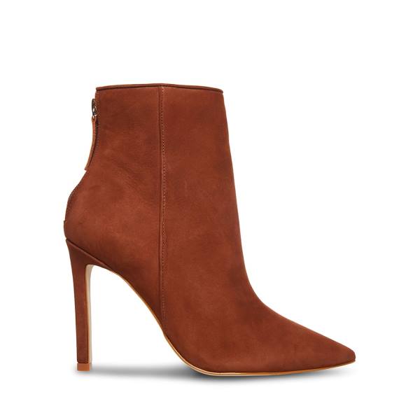 Dámské Nízké Kozačky Steve Madden Vangle Nubuck Hnědé | SM-796UH