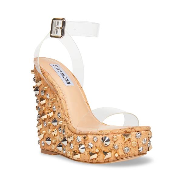 Dámské Sandály Steve Madden Alika Clear | SM-571IY