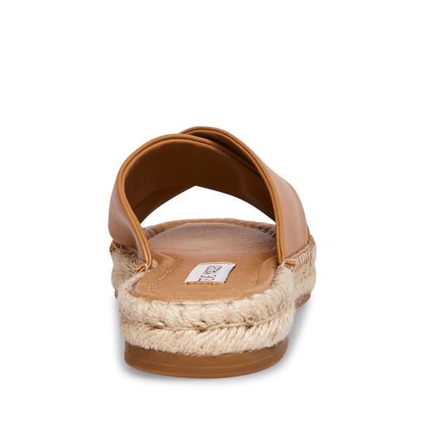 Dámské Sandály Steve Madden Brienna Tan Læder Hnědé | SM-697ZX