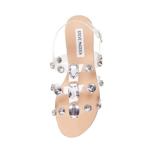 Dámské Sandály Steve Madden Dallace Clear | SM-692YB