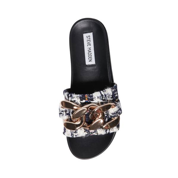 Dámské Sandály Steve Madden Delay Tmavě Blankyt Viacfarebný | SM-651SR