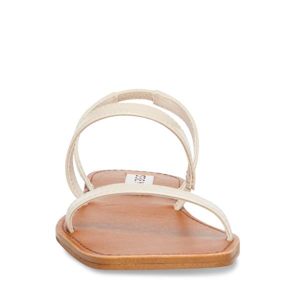 Dámské Sandály Steve Madden Direct Bone Lakovaná Béžový | SM-215ML