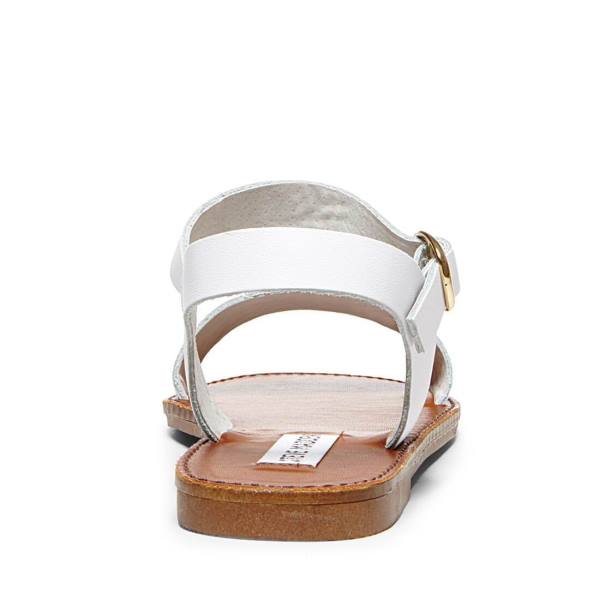 Dámské Sandály Steve Madden Donddi Læder Bílé | SM-320MJ