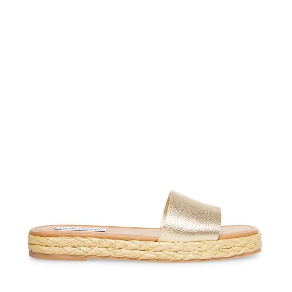 Dámské Sandály Steve Madden Gloriana Zlaté | SM-216KD