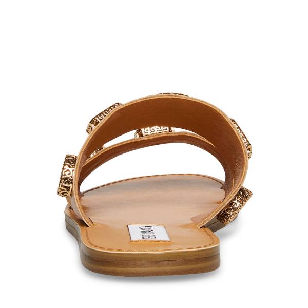 Dámské Sandály Steve Madden Jem Tan Hnědé Viacfarebný | SM-432QX