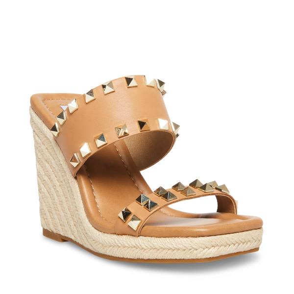 Dámské Sandály Steve Madden Mackie-s Tan Hnědé Viacfarebný | SM-218PZ