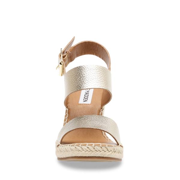 Dámské Sandály Steve Madden Meridian Læder Zlaté | SM-538PM