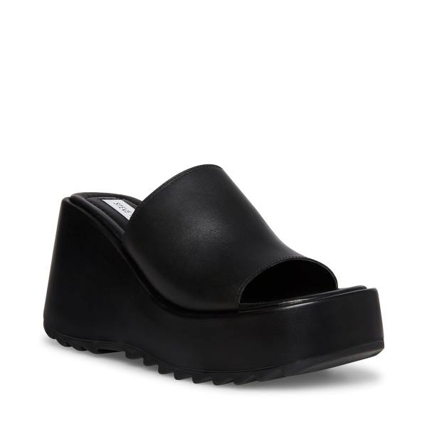 Dámské Sandály Steve Madden Pepe30 Læder Černé | SM-736BS