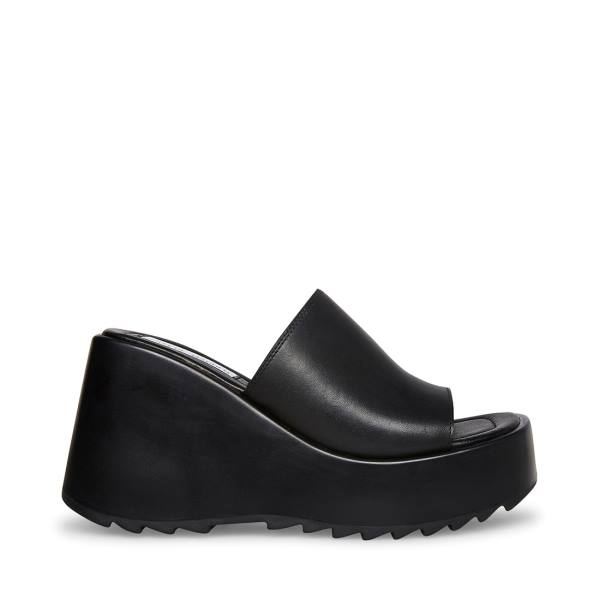 Dámské Sandály Steve Madden Pepe30 Læder Černé | SM-736BS