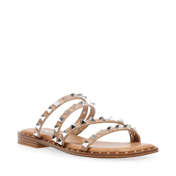 Dámské Sandály Steve Madden Skyler Tan Hnědé | SM-634YB