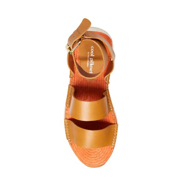 Dámské Sandály Steve Madden Springs Tan Paris Hnědé | SM-760VA