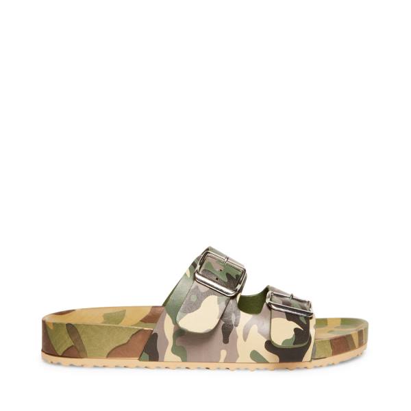 Dámské Sandály Steve Madden Teddy-t Camouflage | SM-417PT