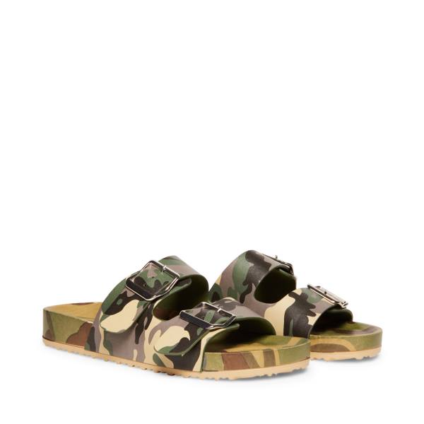 Dámské Sandály Steve Madden Teddy-t Camouflage | SM-417PT