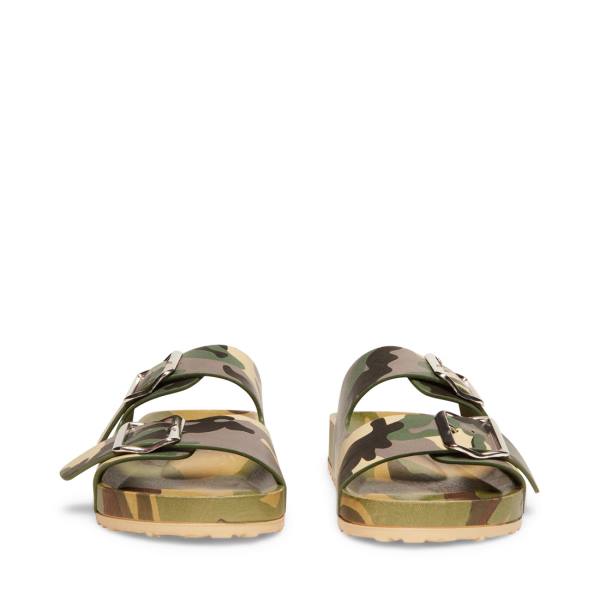 Dámské Sandály Steve Madden Teddy-t Camouflage | SM-417PT