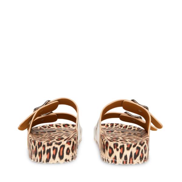 Dámské Sandály Steve Madden Teddy-t Leopard Leopard | SM-045UN