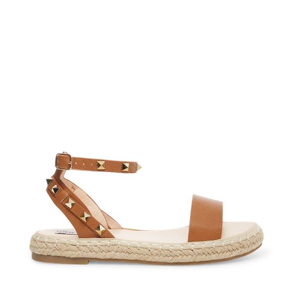 Dámské Sandály Steve Madden Ultimate Cognac Hnědé | SM-702PQ