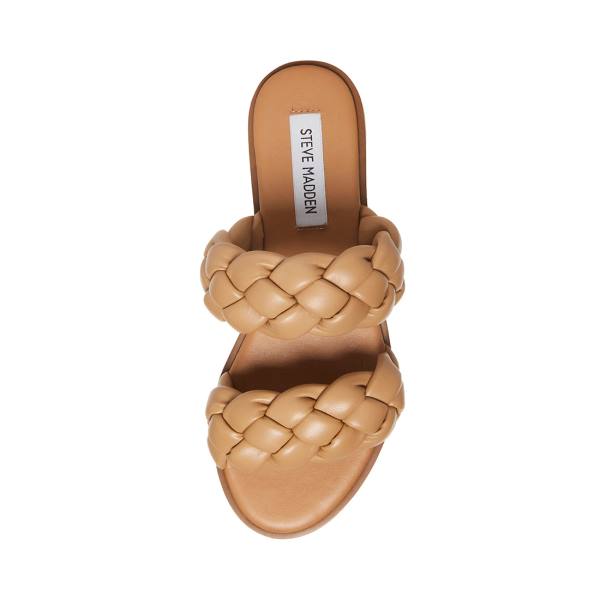 Dámské Sandály Steve Madden Zeren Tan Hnědé | SM-530HA