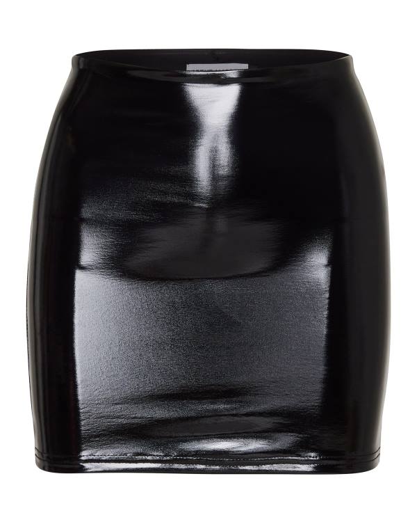 Dámské Sukně Steve Madden Liquid Vinyl Mini Černé | SM-072OU