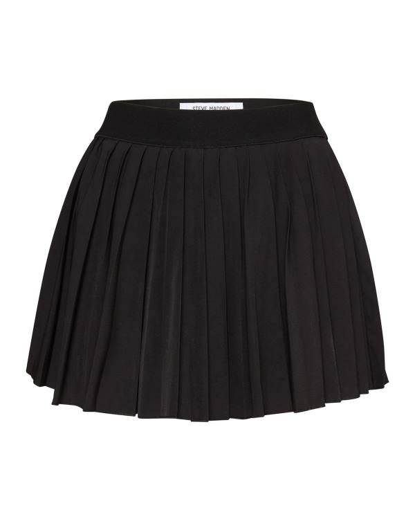 Dámské Sukně Steve Madden Pleated Tenisové Skort Černé | SM-971QE