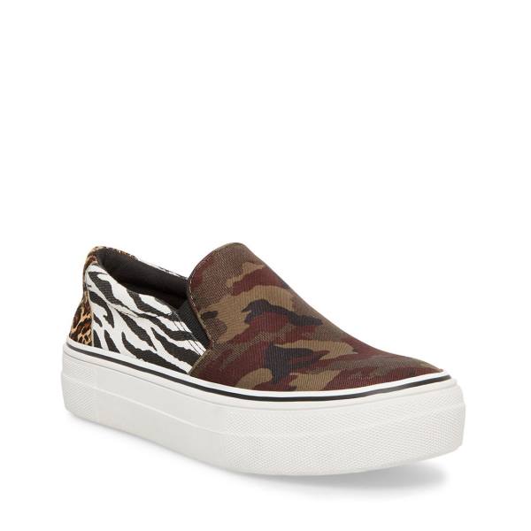 Dámské Tenisky Steve Madden Getaway Camo Maskáčové Viacfarebný | SM-860DQ