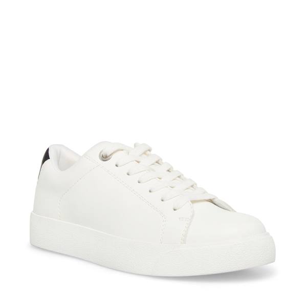 Dámské Tenisky Steve Madden Scout Bílé Černé | SM-931OI