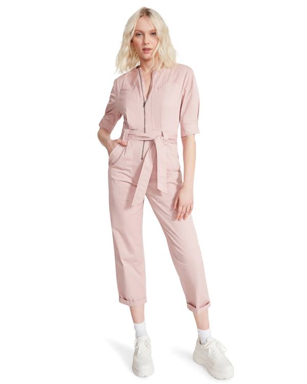 Dámské Topy Steve Madden Flying Private Jumpsuit Světle Růžové | SM-716QO