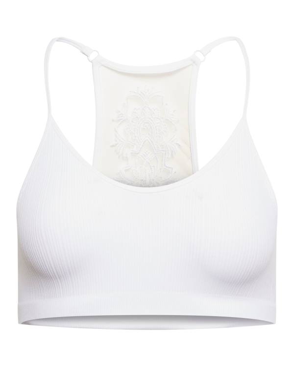 Dámské Topy Steve Madden The Ella Mesh Bralette Bílé | SM-794HR