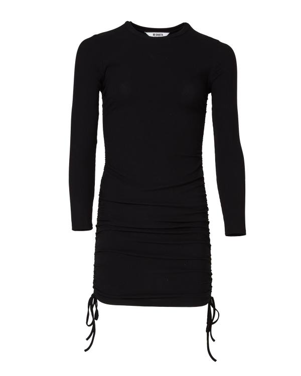 Dámské Šaty Steve Madden Long Sleeve Mini Černé | SM-462IE