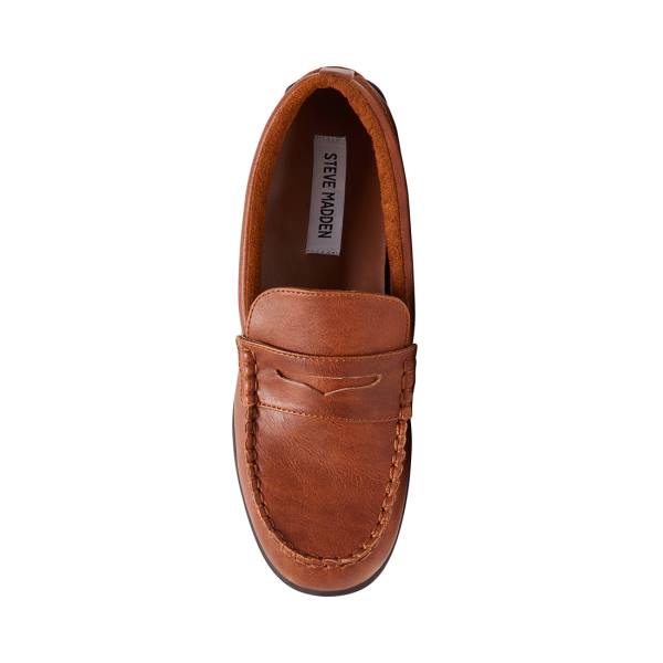 Dětské Loafers Steve Madden Bjared Natural Béžový | SM-094EK