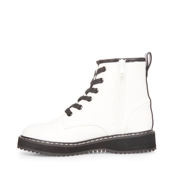 Dětské Nízké Kozačky Steve Madden Jmilaa Bílé | SM-715PE