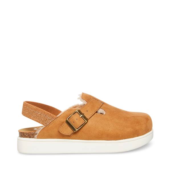 Dětské Pantofle Steve Madden Jfade Tan Hnědé | SM-401TQ