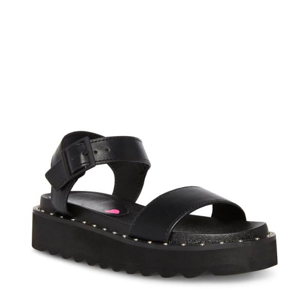 Dětské Sandály Steve Madden Jdariaa Černé | SM-427ZS