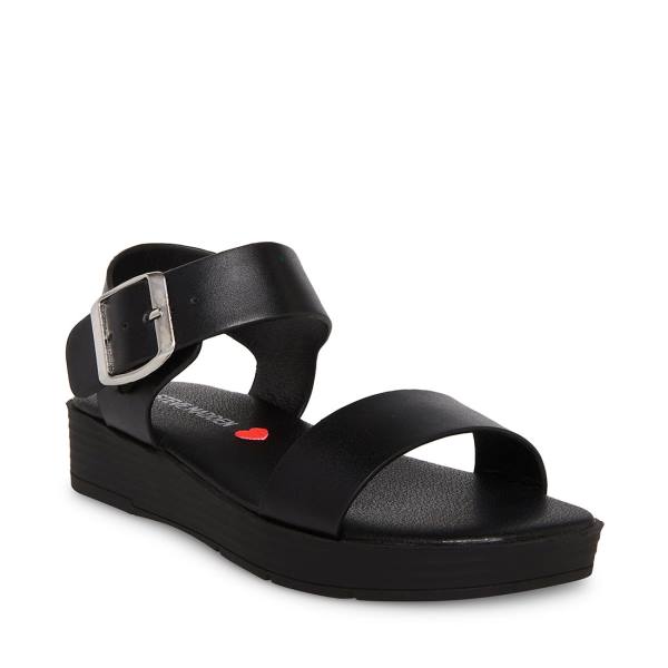 Dětské Sandály Steve Madden Jdestind Černé | SM-039NE