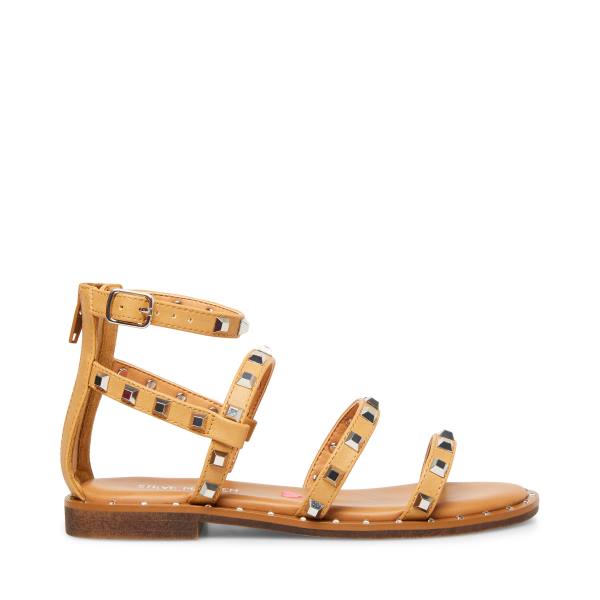 Dětské Sandály Steve Madden Jtravel Tan Hnědé | SM-814IP