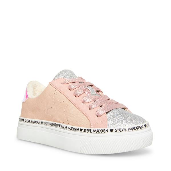 Dětské Tenisky Steve Madden Jloyal Blush Růžové | SM-964QH