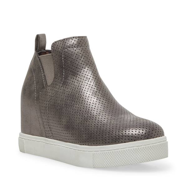 Dětské Tenisky Steve Madden Jwrangle Pewter Blankyt Šedé | SM-648AD