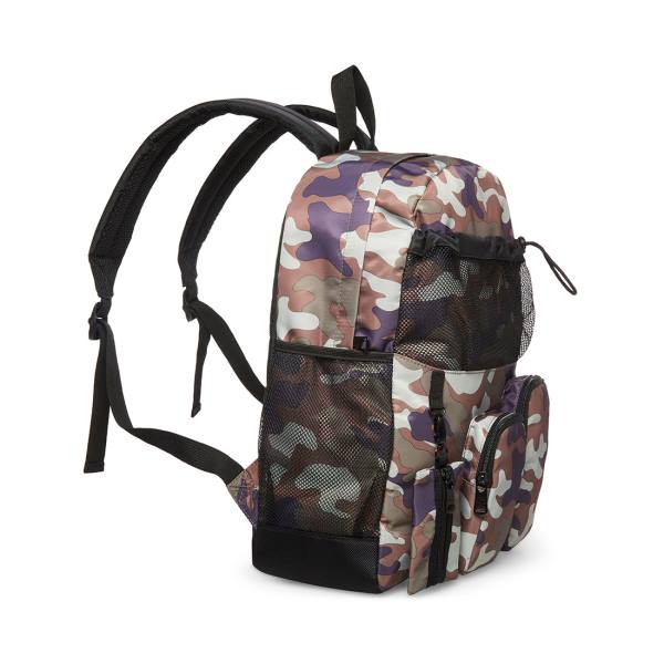 Pánské Batohy Steve Madden With Clipp-off Pouch Camo Černé | SM-098DP