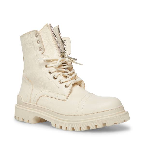 Pánské Boty Steve Madden Guard Bone Béžový | SM-382CT