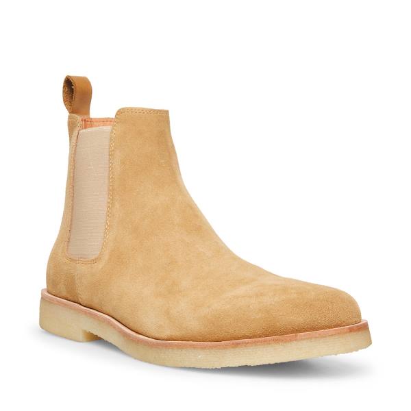 Pánské Boty Steve Madden Wilshire Tan Semišové Hnědé | SM-523SG